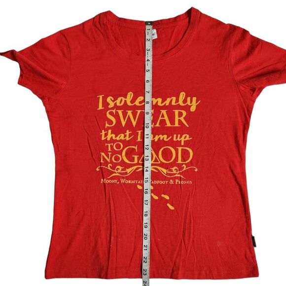 Hiclol red Harry Potter I solemnly swear that I'm up to no good t shirt sz M - Picture 11 of 12
